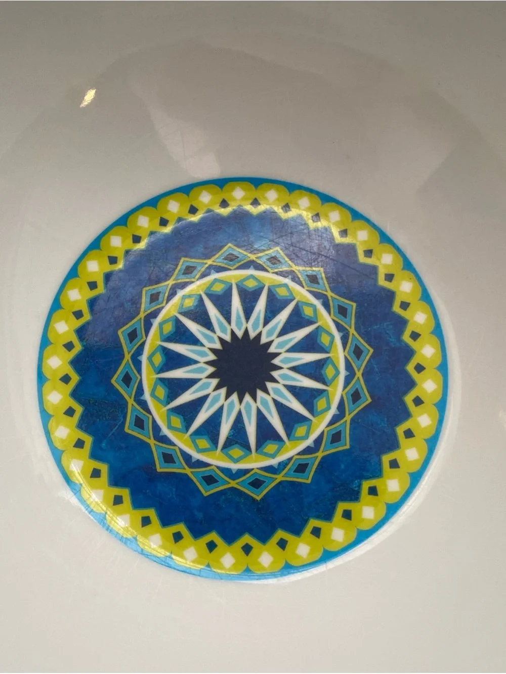 Kim Seybert Melamine Cereal  Bowls Blue Multi Colored Set of 2